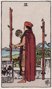 Image of the 2 of Wands